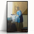 Baroque Woman Reading a Letter Wall Art – Timeless Quiet Elegance