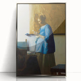 Baroque Woman Reading a Letter Wall Art – Timeless Quiet Elegance