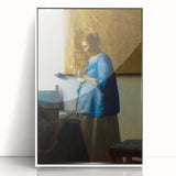 Baroque Woman Reading a Letter Wall Art – Timeless Quiet Elegance