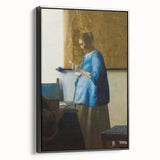 Baroque Woman Reading a Letter Wall Art – Timeless Quiet Elegance