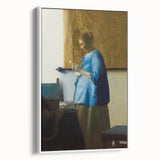 Baroque Woman Reading a Letter Wall Art – Timeless Quiet Elegance