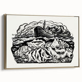 Expressionist Art - Steamship at Sea by Leo Gestel (ca. 1891–1941)