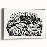 Expressionist Art - Steamship at Sea by Leo Gestel (ca. 1891–1941)