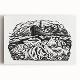 Expressionist Art - Steamship at Sea by Leo Gestel (ca. 1891–1941)