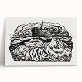 Expressionist Art - Steamship at Sea by Leo Gestel (ca. 1891–1941)