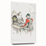 Impressionist Print - Le Bézigue by Toulouse-Lautrec Wall Art