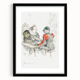 Impressionist Print - Le Bézigue by Toulouse-Lautrec Wall Art