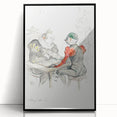 Impressionist Print - Le Bézigue by Toulouse-Lautrec Wall Art