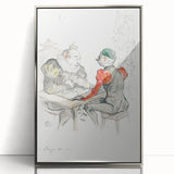 Impressionist Print - Le Bézigue by Toulouse-Lautrec Wall Art