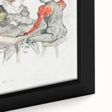 Impressionist Print - Le Bézigue by Toulouse-Lautrec Wall Art