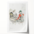 Impressionist Print - Le Bézigue by Toulouse-Lautrec Wall Art