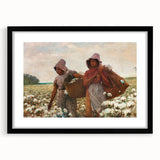 Realism Art Print - The Cotton Pickers by Winslow Homer - Detailed Realism