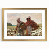 Realism Art Print - The Cotton Pickers by Winslow Homer - Detailed Realism