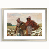 Realism Art Print - The Cotton Pickers by Winslow Homer - Detailed Realism