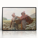 Realism Art Print - The Cotton Pickers by Winslow Homer - Detailed Realism