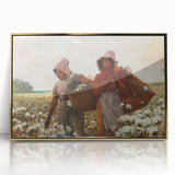 Realism Art Print - The Cotton Pickers by Winslow Homer - Detailed Realism
