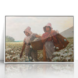 Realism Art Print - The Cotton Pickers by Winslow Homer - Detailed Realism