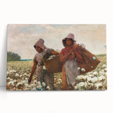 Realism Art Print - The Cotton Pickers by Winslow Homer - Detailed Realism