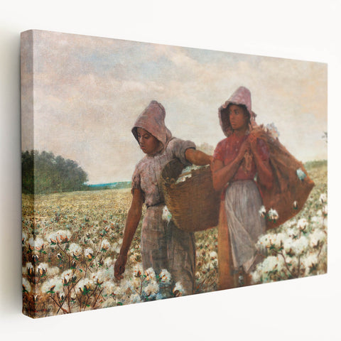 Realism Art Print - The Cotton Pickers by Winslow Homer - Detailed Realism