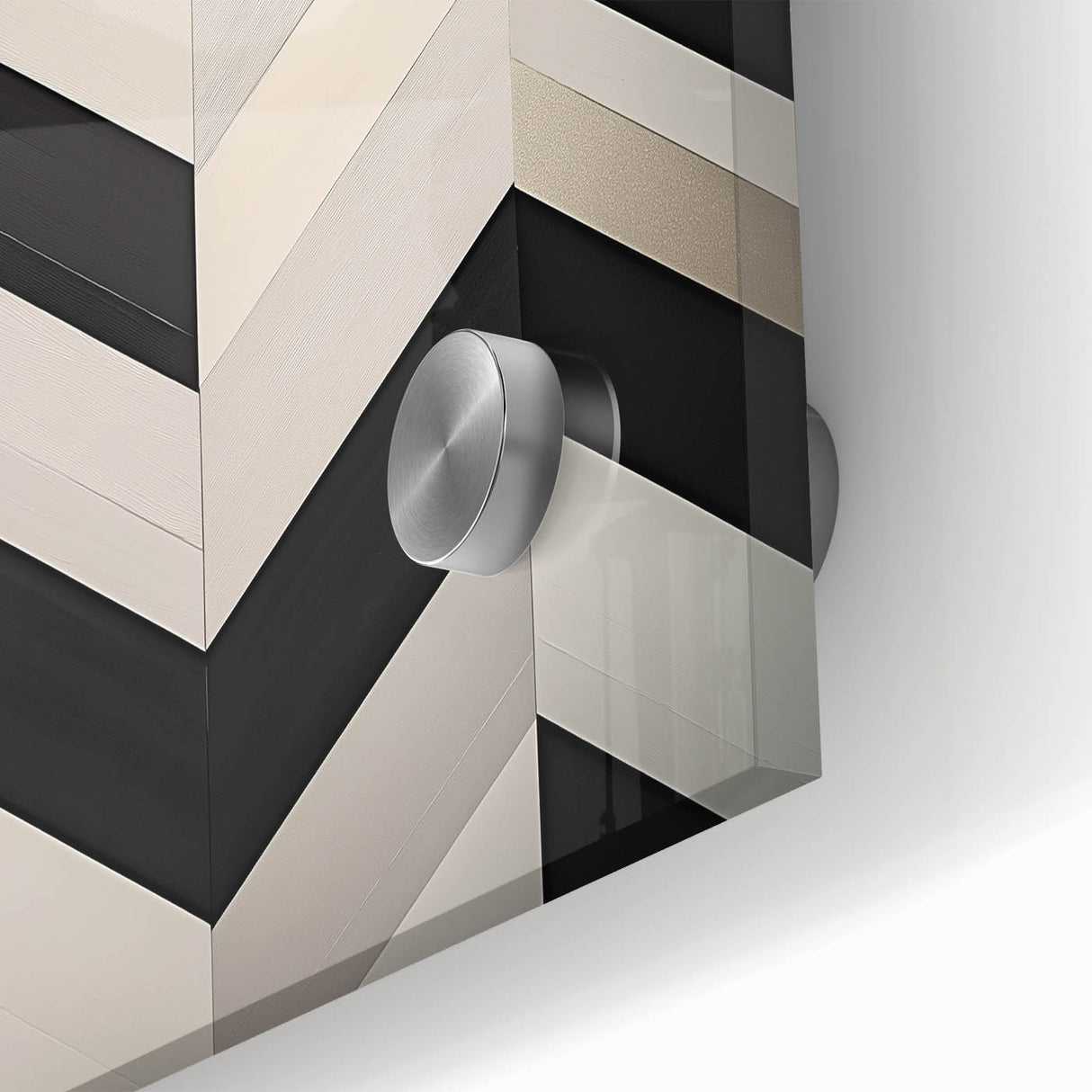 Modern Geometric Wall Art – Large Canvas & Framed Print