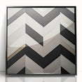 Modern Geometric Wall Art – Large Canvas & Framed Print