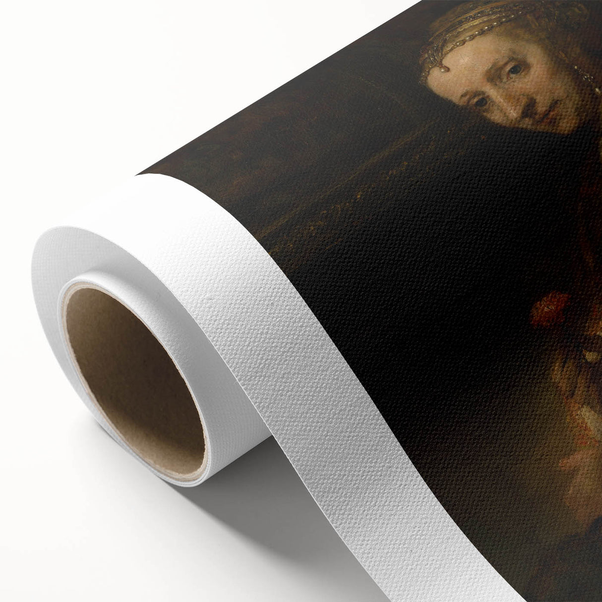 Baroque Woman with Flower Wall Art – Timeless Elegance