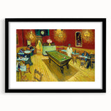 Impressionist Night Café Wall Art - Van Gogh's Vibrant Café Scene Print