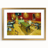 Impressionist Night Café Wall Art - Van Gogh's Vibrant Café Scene Print