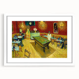 Impressionist Night Café Wall Art - Van Gogh's Vibrant Café Scene Print