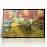 Impressionist Night Café Wall Art - Van Gogh's Vibrant Café Scene Print