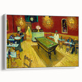 Impressionist Night Café Wall Art - Van Gogh's Vibrant Café Scene Print