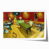 Impressionist Night Café Wall Art - Van Gogh's Vibrant Café Scene Print