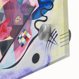 Dynamic Abstract Modern Wall Art - "Yellow-Red-Blue" by Kandinsky