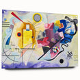 Dynamic Abstract Modern Wall Art - "Yellow-Red-Blue" by Kandinsky