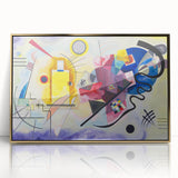Dynamic Abstract Modern Wall Art - "Yellow-Red-Blue" by Kandinsky