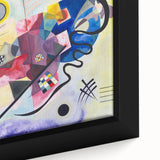 Dynamic Abstract Modern Wall Art - "Yellow-Red-Blue" by Kandinsky