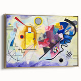 Dynamic Abstract Modern Wall Art - "Yellow-Red-Blue" by Kandinsky