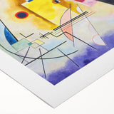 Dynamic Abstract Modern Wall Art - "Yellow-Red-Blue" by Kandinsky