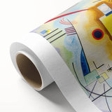 Dynamic Abstract Modern Wall Art - "Yellow-Red-Blue" by Kandinsky