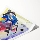 Dynamic Abstract Modern Wall Art - "Yellow-Red-Blue" by Kandinsky