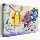Dynamic Abstract Modern Wall Art - "Yellow-Red-Blue" by Kandinsky