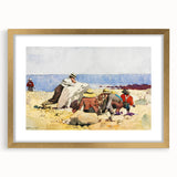 Beach Scene Art Print - A Clam Bake by Winslow Homer - Coastal Realism