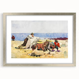 Beach Scene Art Print - A Clam Bake by Winslow Homer - Coastal Realism