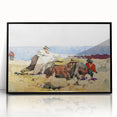 Beach Scene Art Print - A Clam Bake by Winslow Homer - Coastal Realism