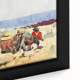 Beach Scene Art Print - A Clam Bake by Winslow Homer - Coastal Realism