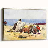 Beach Scene Art Print - A Clam Bake by Winslow Homer - Coastal Realism