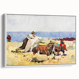 Beach Scene Art Print - A Clam Bake by Winslow Homer - Coastal Realism