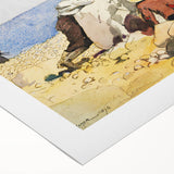 Beach Scene Art Print - A Clam Bake by Winslow Homer - Coastal Realism