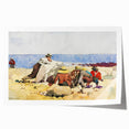 Beach Scene Art Print - A Clam Bake by Winslow Homer - Coastal Realism
