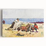 Beach Scene Art Print - A Clam Bake by Winslow Homer - Coastal Realism